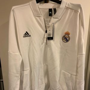 Adidas Real Madrid 2018-19  ZNE Jacket - in White